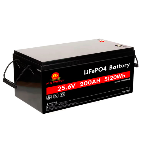 Baterija PURECELL Li-Ion LiFePO4, 25.6 V, 200 Ah