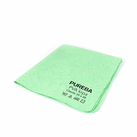 KRPA mikro, netkana, PVA, 35 x 38 cm, zelena, 260 g/m2, PUREBA, 3 kos/pak