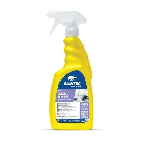 Čistilo za madeže na tekstilu X3 SOLV REMOVER, z razpršilko, 500 ml